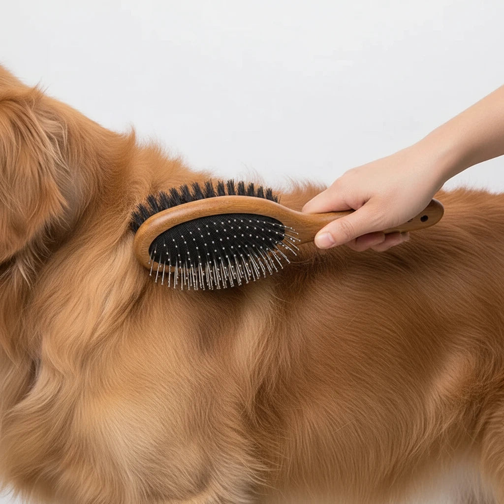 Pamper Pooch Bamboo Brush