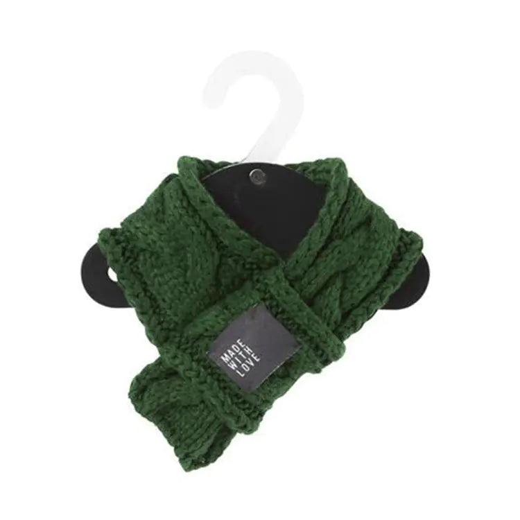 Cozy Woolen Pet Scarf
