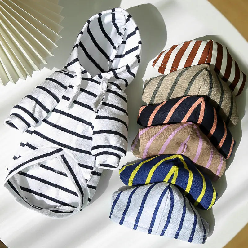 Furry Fashion Stripe Hoodie - Dogs & Cats