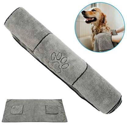 Puppy Plush Bathrobe Towel