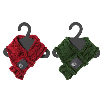 Cozy Woolen Pet Scarf