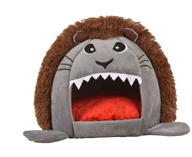 Plush Lion Palace for Pets