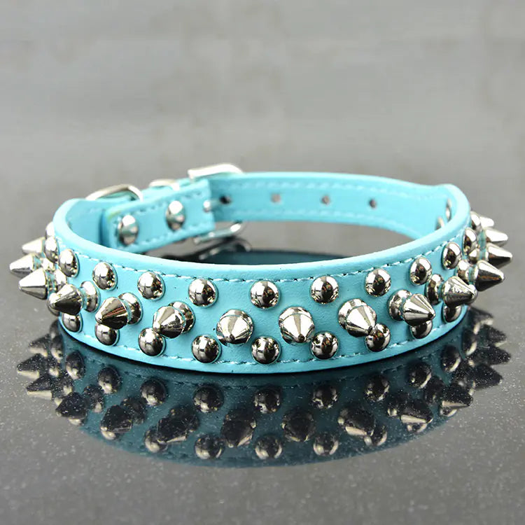 Elegant Rivet Dog Collar