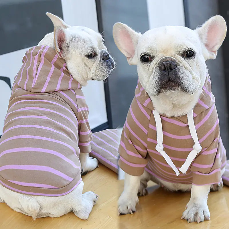 Furry Fashion Stripe Hoodie - Dogs & Cats