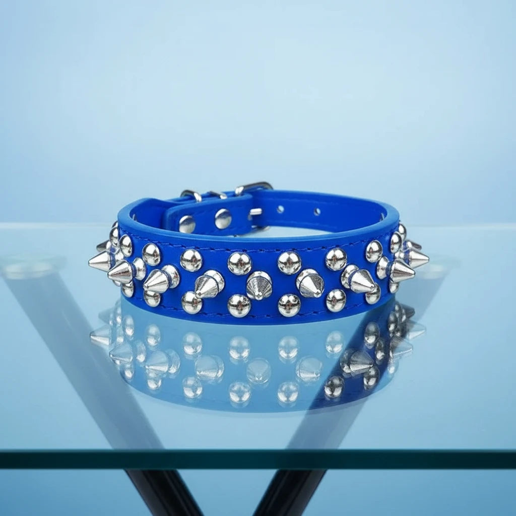 Elegant Rivet Dog Collar