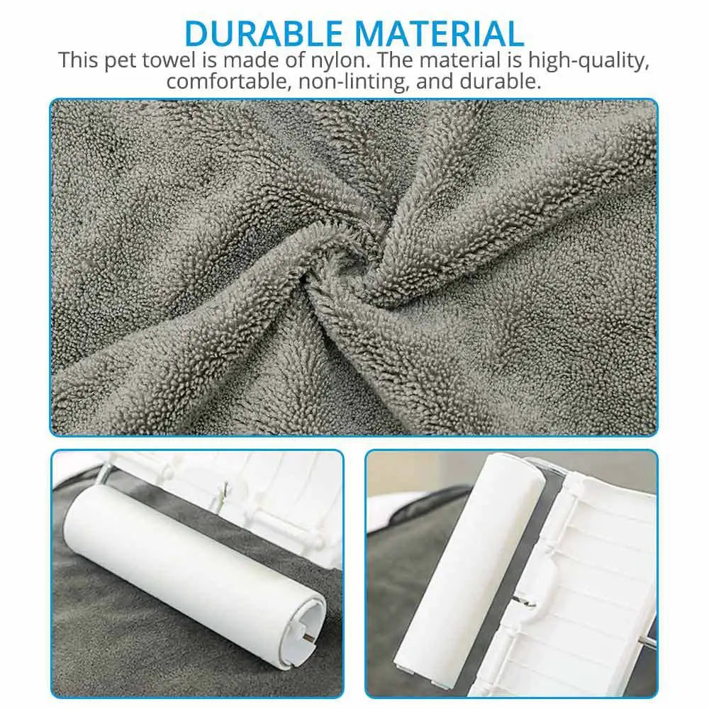 Puppy Plush Bathrobe Towel