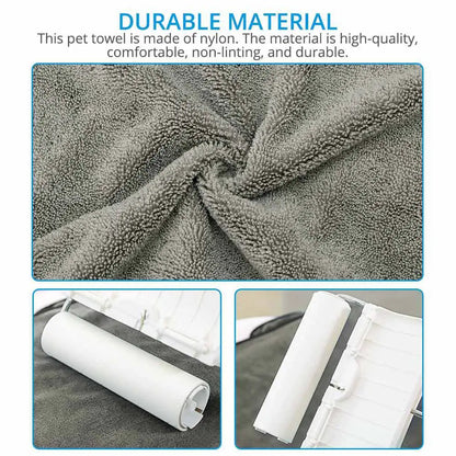 Puppy Plush Bathrobe Towel
